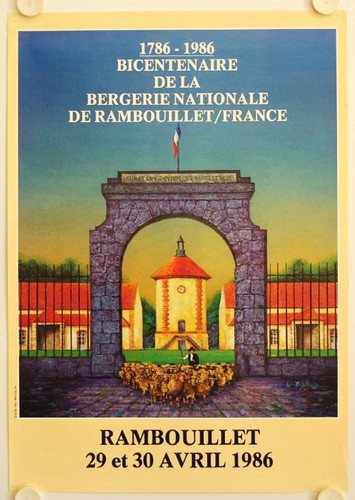 Affiche bicentenaire bergerie - affiche,