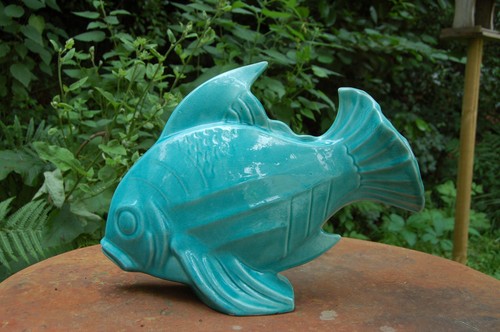 Grand poisson céramique - poisson,