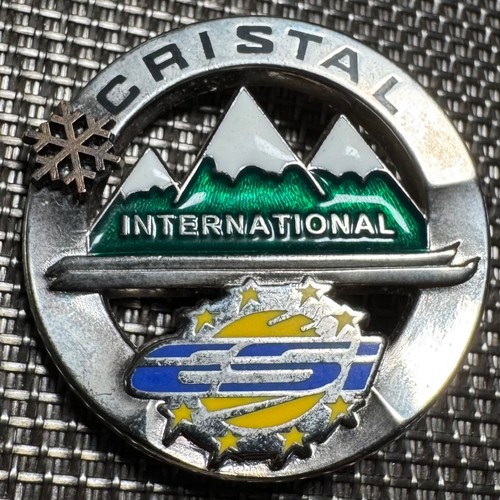 Broche ski esi cristal - broche,
