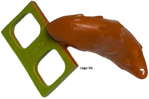 Lego 18277pb04 tail - 18277pb04,