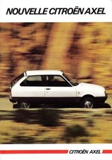 Catalogue / Brochure Citroën Axel 06/1984 France