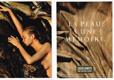 PUBLICITE ADVERTISING 044   1987   DESCAMPS  draps ( 2 pages) PRIMEROSE BORDIER