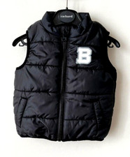 Veste doudoune sans manche Noir Bébé 12 mois état Neuf Kiabi