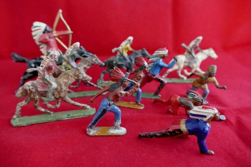 Indiens lot figurines en - de,