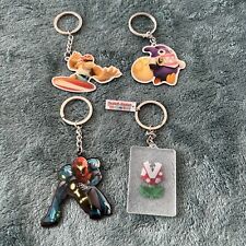 4 PORTE  CLÉS OFFICIEL NINTENDO SWITCH MARIO /METROID /PAPER MARIO /DONKEY KONG