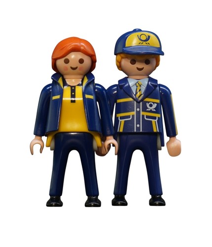 Playmobil personnage postier