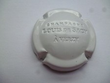 capsule de champagne, LOUIS De SACY, estampée blanc, N°12, à saisir