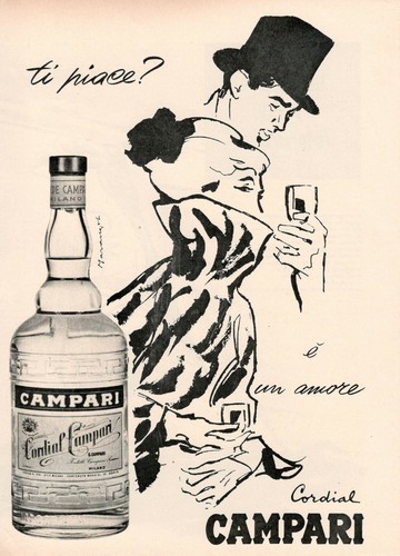 Cordial campari marangolo 1964 - cordial,