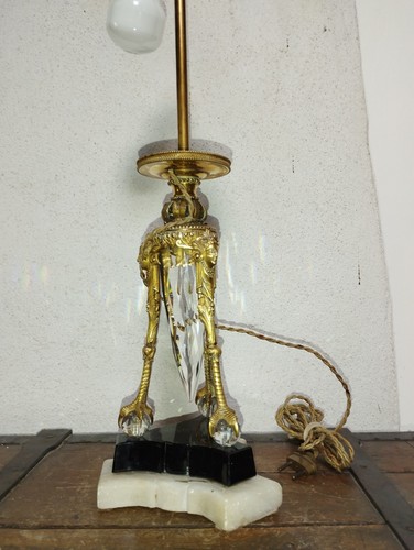 Lampe bronze doré - lampe,
