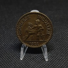 2 francs France 1922 - Chambre de commerce,  TB+,  sous pochette