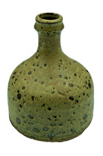 vase bouteille  EN GRES SIGNE