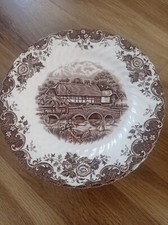 7 Assiettes Plates Johnson