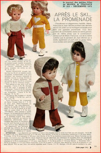 Page poupée françoise - ▬►page,