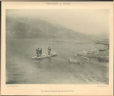 73 LAC DU BOURGET PECHE AVEC VERVEUX A AILES IMAGE 1900 