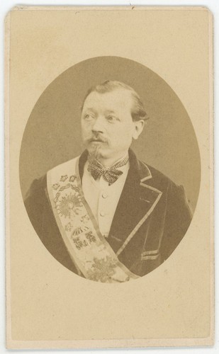 Cdv circa 1865 homme - cdv,
