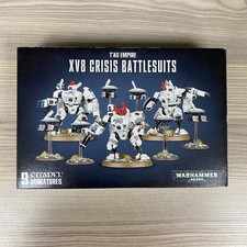 3 XV8 Crisis Battlesuits Warhammer 40K 40,000 Tau Empire Games Workshop T'AU