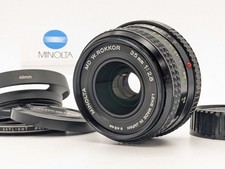 [N Mint Minolta Md W.Rokkor 35mm F/2.8 Mf Objectif Grand Angle W / Capuche De