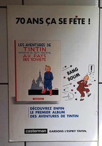 Plv tintin hergé ans - plv,