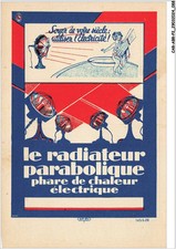 CAR-ABRP2-0145-PUBLICITE - LE RADIATEUR PARABOLIQUE - PHARE DE CHALEUR ELECTRI