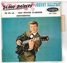 Johnny HALLYDAY  24000 Baisers