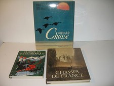CHASSE LOT 3 LIVRES PAULISTRA DUBOIS BUCHER TCHECOSLOVAQUIE FRANCE NOBLESSE (210