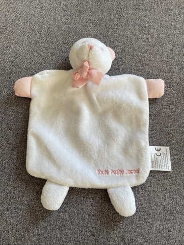 Doudou plat ours jacadi blanc - doudou,