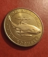 MDP 17 AQUARIUM REQUIN ZÉBRE MÉDAILLE Jeton Touristique 2013