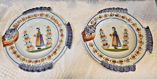 Henriot quimper pottery - hb,