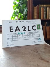 Carte QSL Radio Amateur Vintage - Décoration Murale Rétro Collector