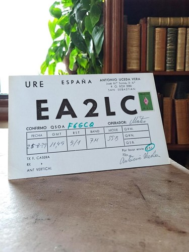 Carte qsl radio amateur - carte,