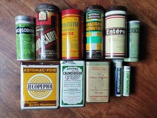 Anciennes boîtes pharmacie