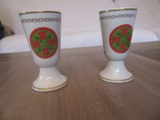 Franc-maçonnerie LOT DE 2 MAZAGRANS ANCIENS PILLIVUYT PORCELAINE