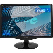MONITEUR VIEWSONIC VA2232W 22" 16:9 ÉCRAN D'AFFICHAGE PANNEAU LCD ORDINATEUR VGA