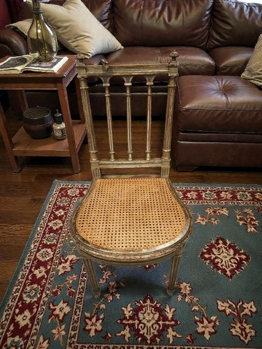 Lot chaises paillees - 2,
