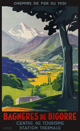 Affiche chemin fer - affiche, midi