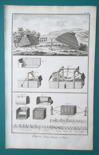 Hunting birds traps trebuchets - birds,