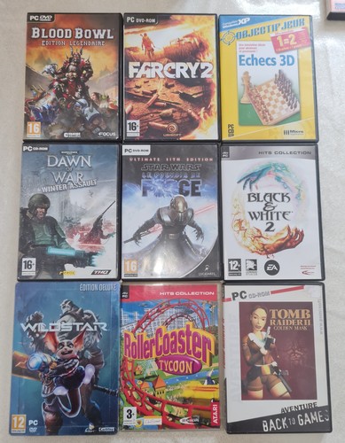 Lot jeux pc - jeux,
