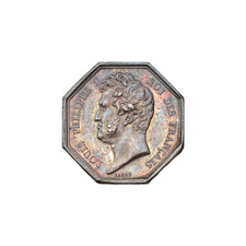 Jeton Louis-Philippe I assurance mutuelle contre l’incendie 1819