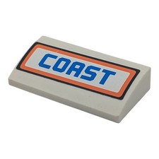 LEGO panneau blanc 61068pb012