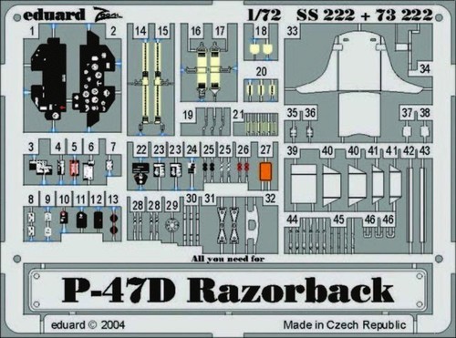 47d razorback eduard - 1/72,