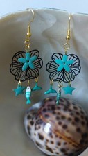 boucles d'oreilles Poissons/étoiles De Mer
