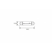Lot 2 ampoules navette 11x41