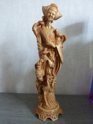 Vintage statue résine - vintage, en