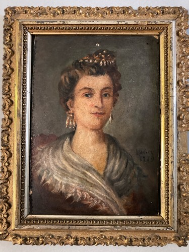 Peinture huile portrait - huile,