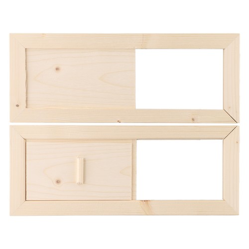 Volet ventilation sauna en - de,