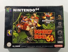 DONKEY KONG 64 NINTENDO 64 (N64) PAL-FAH (COMPLETE WITH EXPANSION PAK - BOX DAMA