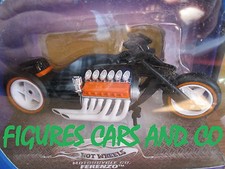  MOTO 1/18 DRAGSTER V12 FERENZO NOIR 2003  HOT WHEELS