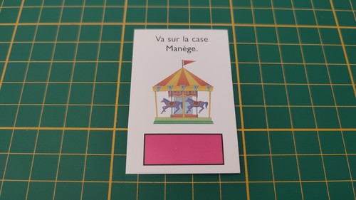 Carte sur case manège - carte,