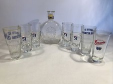 Vintage Lot Carafe Ricard et 7