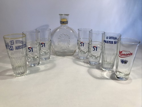 Vintage lot carafe - ricard, 7